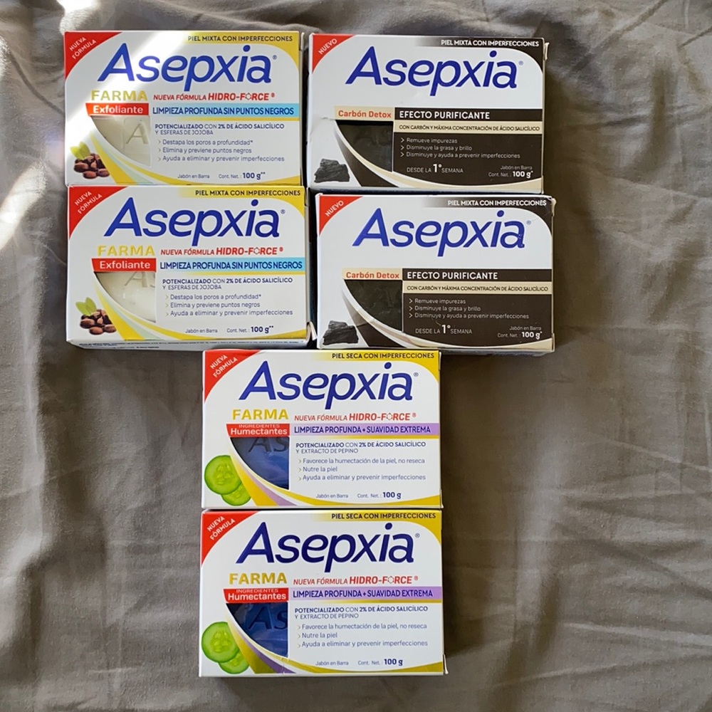Asepxia bar soaps